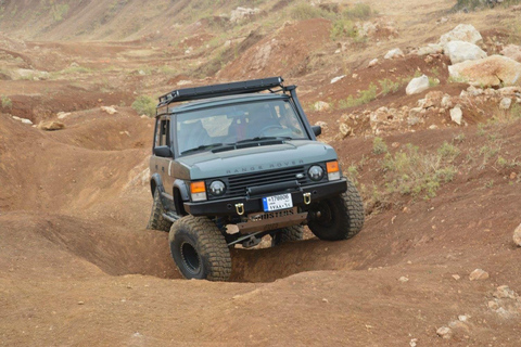 Side: Classic Jeep Safari Tour with Boat Ride and Waterfall