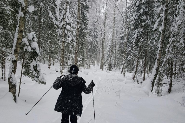 Oslo: Wilderness Skiing Tour with Lunch by the Fire