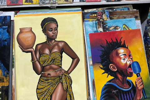 Accra: Guided Souvenir Shopping Tour with Tastings VIP Private Car (Fully Guided & Chauffeured)