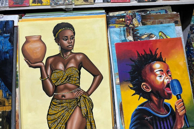 Accra: Guided Souvenir Shopping Tour with Tastings VIP Private Car (Fully Guided & Chauffeured)