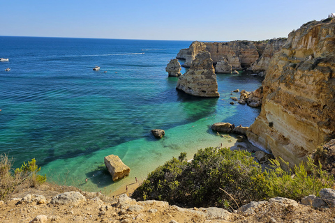 Från Faro: Benagil Cave, Marinha Beach, Algar Seco &amp; MerFrån Faro: Benagil-grottan, Marinha Beach, Algar Seco och mycket mer