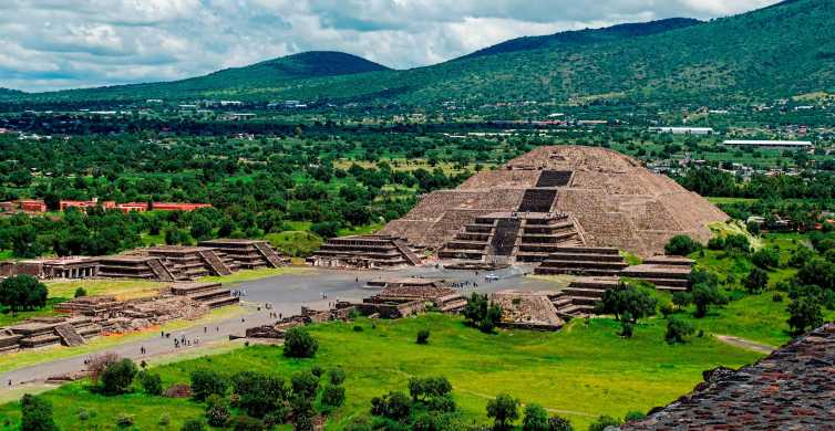 CDMX: ogled Teotihuacana s prevozom, baziliko in Tlatelolcom