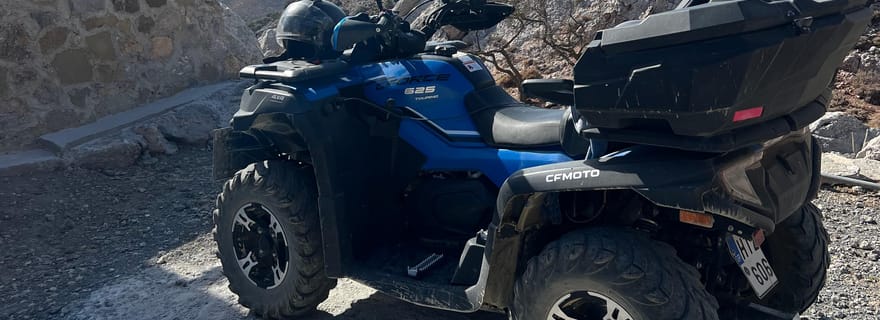 Ierapetra : Journée exceptionnelle en quad 4x4 dans le sud de la Crète 2025