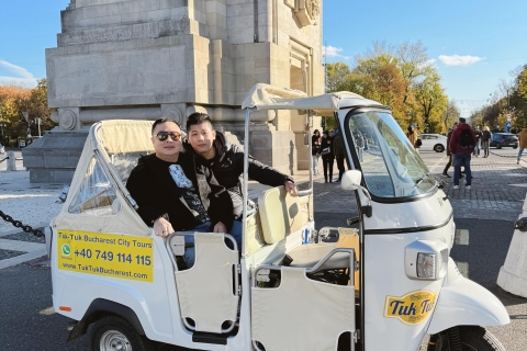 Bucharest: Private North Side Tuk-Tuk Tour with Transfer