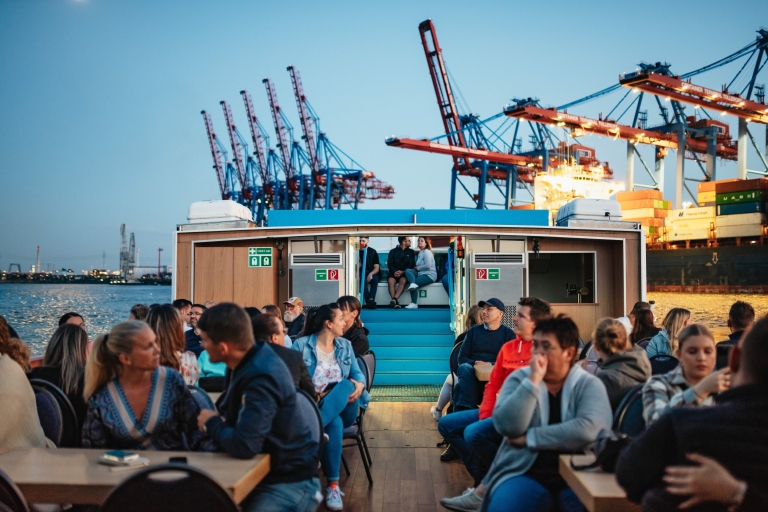 Hamburg: 1.5-Hour Grand Harbor Evening Lights Cruise