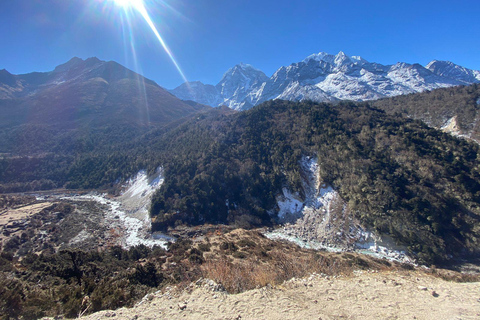 Everest Basiskamp Helikoptervlucht met landing