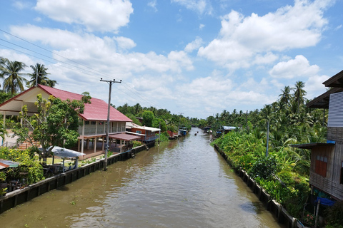 Passeio de bicicleta de dia inteiro pelo mercado flutuante saindo de BangkokExcursão de bicicleta de dia inteiro a Damnoen Saduak saindo de Bangkok