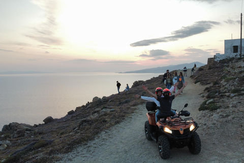 Self guided tour on atv/quad and explore mykonos,on wheels