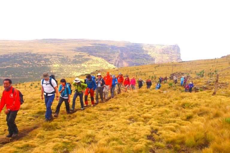 6 Dagen Klimmen naar de hoogste top van Ethiopië Mt.RasdejenTrek 4 dagen naar Mt.Rasdejen de hoogste top van Ethiopië