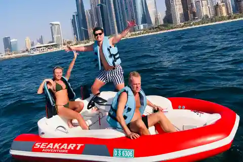 Dubai: Private Self-Drive SeaKart Jet Ski Boat Tour