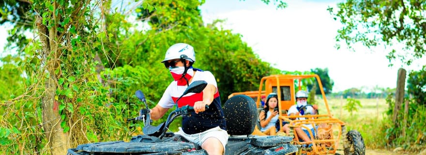 Punta Cana : aventure en quad à Playa Macao et safari dans les dunes.