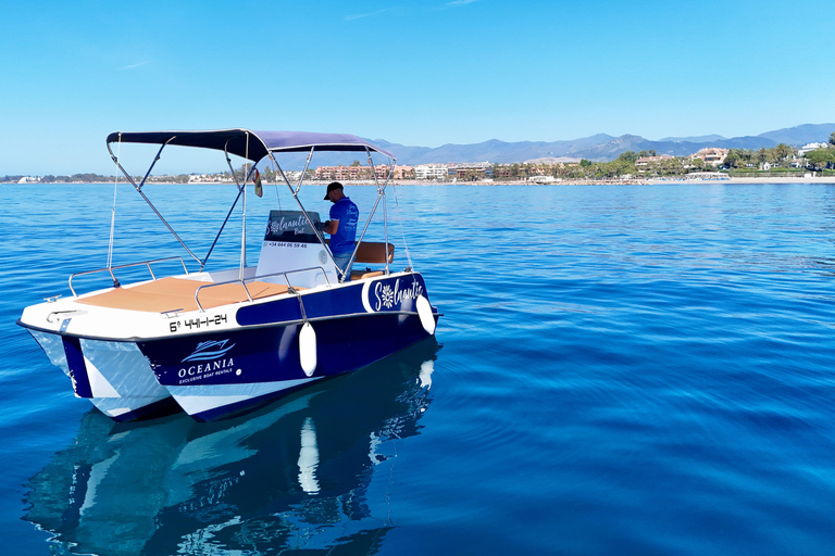 ماربيا: تأجير قوارب بدون ترخيص لمشاهدة الدلافينإيجار لمدة 30 دقيقة