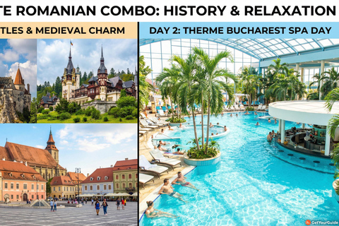 Combo Dracula Castle, Peles & Brasov Tour + Therme Save 20% Tickets included - Day 1 - Peles, Dracula’s Castles & Therme