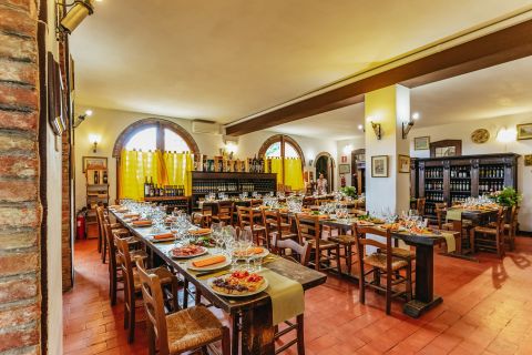 Fra Rom: Toscana-dagstur med frokost og vinsmagning