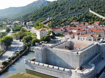 Ston private walking tour with the walls and saltworks visit