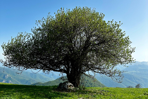 La vida del pueblo y una de las famosas montañas de Armenia