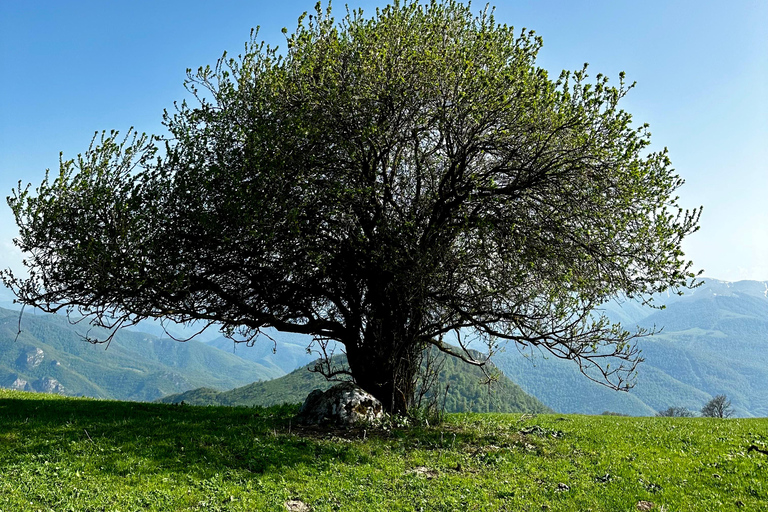 La vida del pueblo y una de las famosas montañas de Armenia