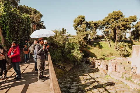 Visita a Pompeia em pequenos grupos com transporte a partir de Nápoles