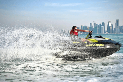 Doha: Adrenaline-Filled Jet Ski Tour at Katara Beach 60-minute jet ski ride