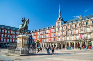 Madrid: Habsburger Altstadt, Rundgang am Abend mit Palacio Real