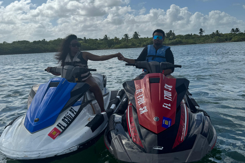 Miami: Jetskitocht in de prachtige wateren van Miami