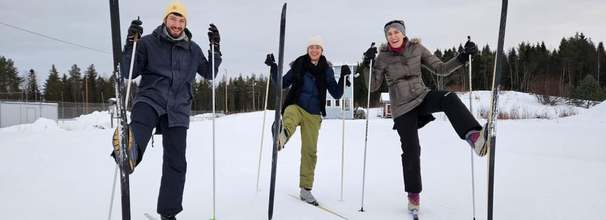 Location de skis ou de raquettes en Laponie maritime
