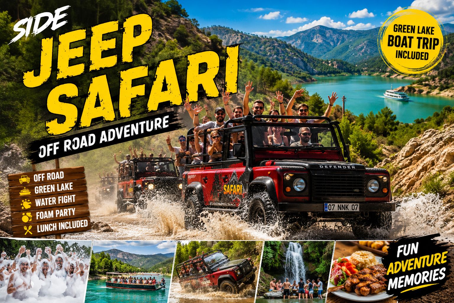 Side: Jeep-Safari & Katamaran-Tour zum versunkenen Dorf