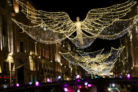 London: Live Guided Christmas Lights Open-Top Bus Night Tour London Christmas Lights Tour - London Eye Departure