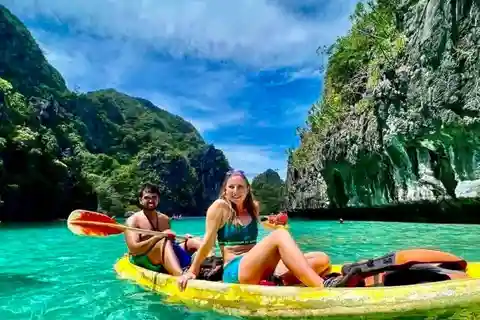 El Nido: Kajakpaddling i Big Lagoon och öäventyr