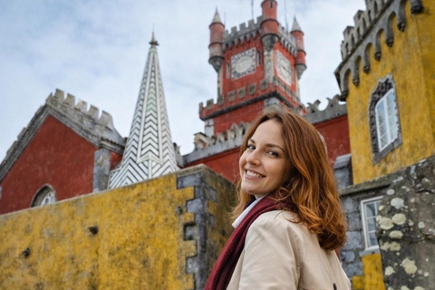 From Lisbon: Private Sintra, Peña palace & Regaleira Tour. Exclusive Private Tour Experience