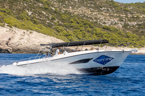 Split or Trogir: Blue Cave, Vis, and Hvar Speedboat TourTour from Split