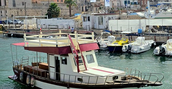Siracusa: Ortigia and Plemmirio Boat Tour with Drinks