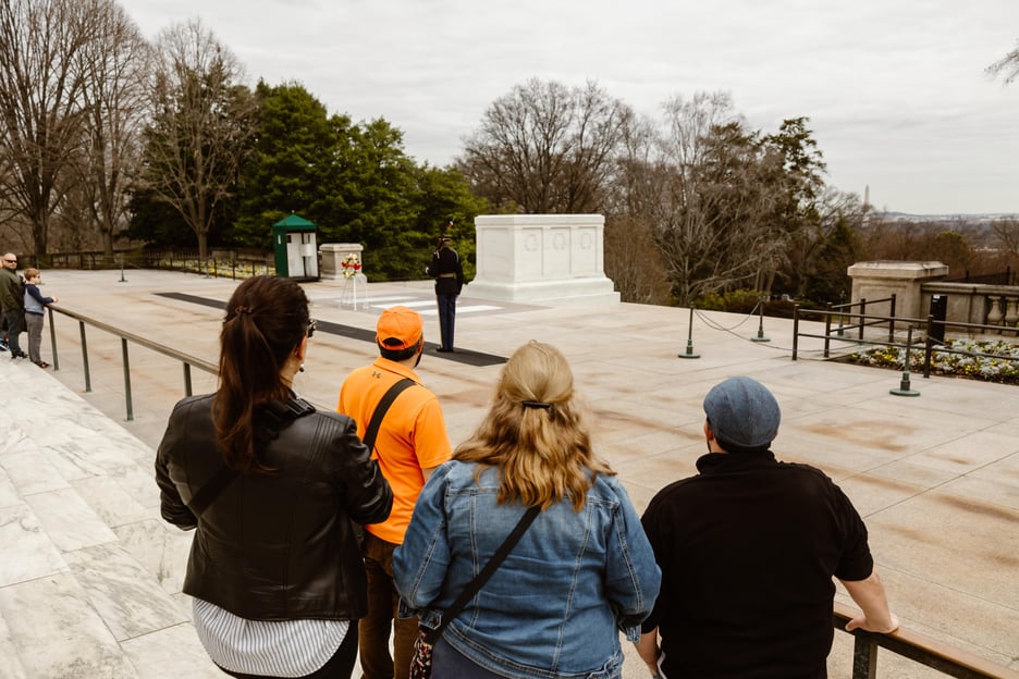 DC: Arlington Cemetery, JFK Memorial &amp; Changing of Guard