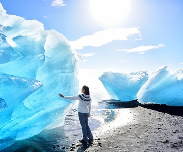 3 Días de Caza de Auroras Boreales y Excursión a la Laguna Glaciar