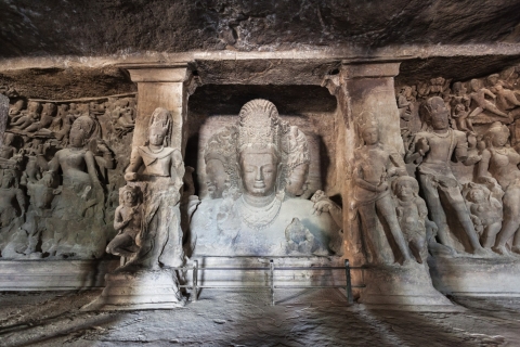 Mumbai : 7 heures d'excursion d'une journée complète dans les grottes d'Elephanta