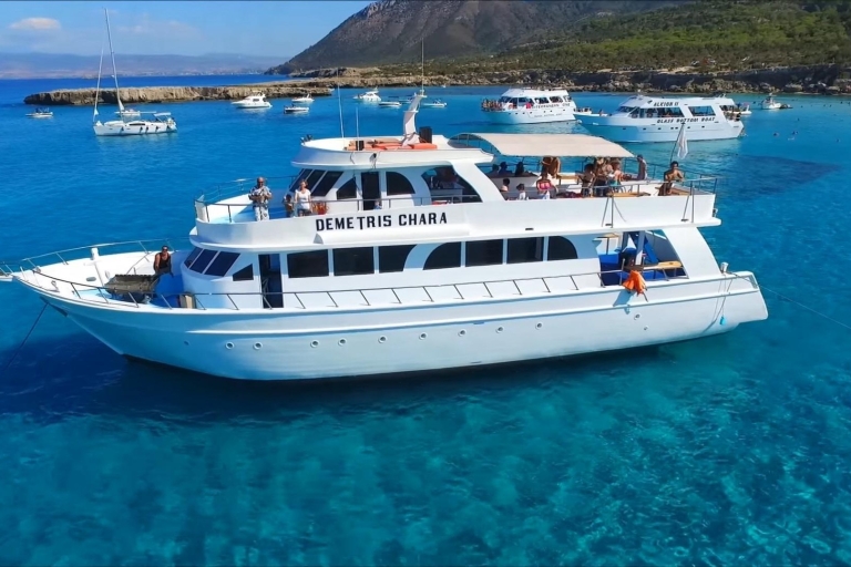 Polis: Blue Lagoon Boat Tour with Optional Barbecue Lunch Blue Lagoon Boat Tour without Bus Transfer