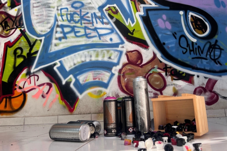 Graffiti Art Workshop with Locals at an Istanbul Home Garden