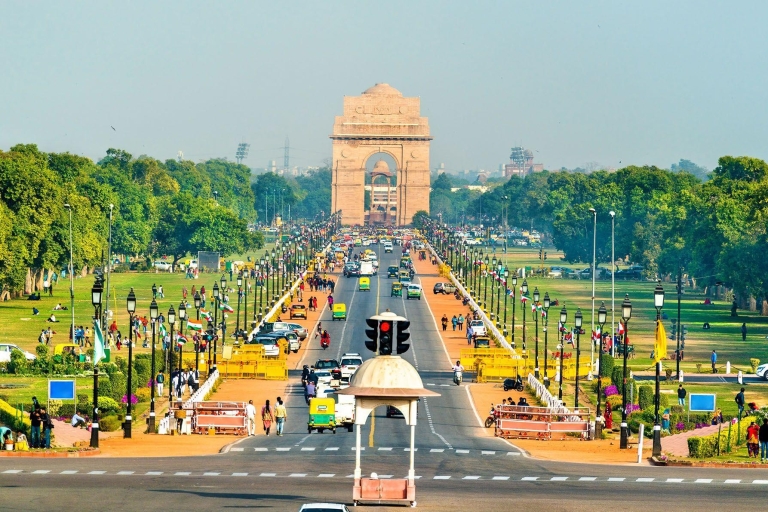 Delhi: Prywatna wycieczka z przewodnikiem po Starym i Nowym DelhiPrywatna wycieczka po mieście z wejściami samochodowymi, przewodnikami i zabytkami