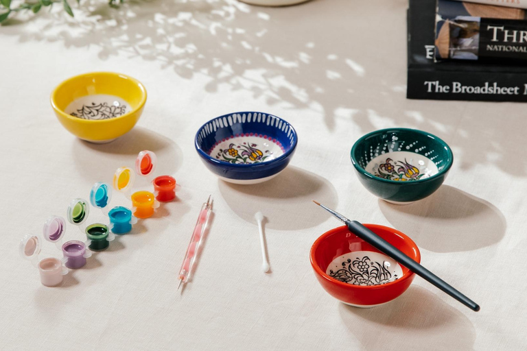 Fortitude Valley: Paint and Sip Classes 4 pieces of 5cm Bowl Set