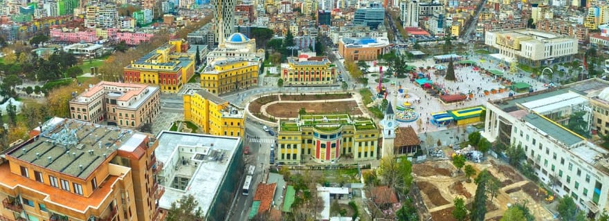 Visite citadine de Tirana avec prise en charge à l'hôtel
