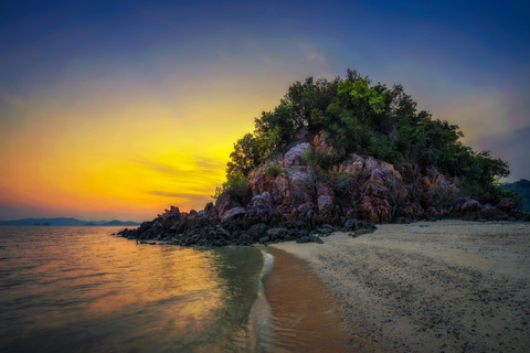 De Krabi: Excursão à Ilha Hong e Ko Pak Bia com jantar ao pôr do sol