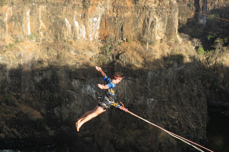 Cascate Vittoria: Esperienza di Gorge Swing con trasferimenti