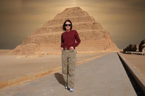 Le Caire : Excursion d'une journée à Djoser, la pyramide coudée et Memphis