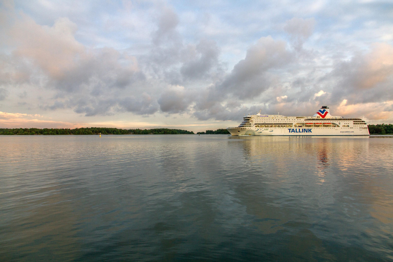 Da Helsinki a Tallinn: viaggia di notte in cabina con vista mare su un traghettoCabina Deluxe per 1-2 ospiti (colazione speciale + minibar)