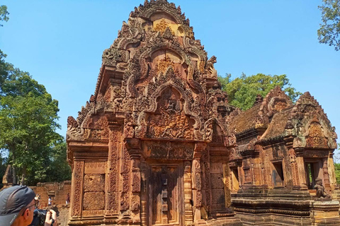 Siem Reap : Banteay Srei, Beng Mealea, et visite de groupe à Rolous