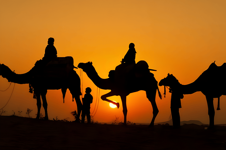 Marrakech: Agafay Desert Camel Ride with Dinner & Show