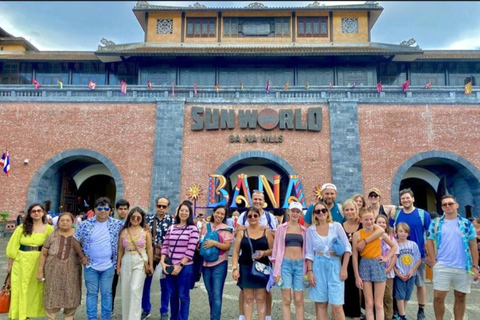 De Hoi An a Hue en coche privado por el Paso de Hai Van y el Puente Dorado