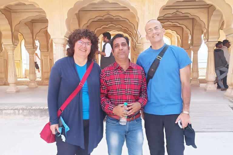 Jaipur : Marché aux fleurs, Fort d&#039;Amber, Temple des singes et visite de la villeVisite guidée sans guide
