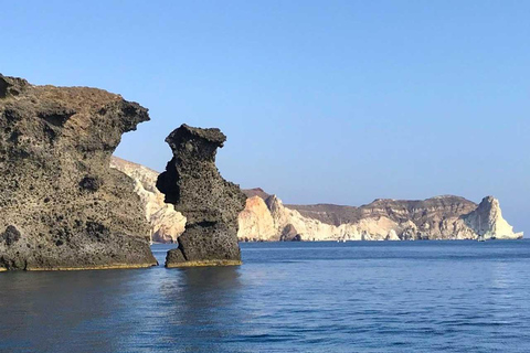 Santorini Catamaran Tour for Cruise Travelers SKIP CABLE CAR