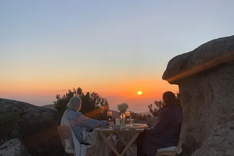 Cena romantica al tramonto con chef privato